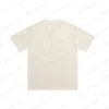 22SS Men Designers T Shirts Tee Plaid Towduk Tyg Kort ärm Crew Neck Neck Streetwear Black White Green XinxinBuy S-XL271S