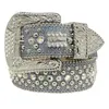 Cintura 985 Designer Bb Cinture Simon per uomo Donna Cintura con diamanti lucidi Nero su nero Blu bianco multicolore con strass scintillanti come 297B