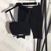 Bandeau Chándales Ropa interior para mujer Diseñador Damas Pantalones cortos Sling Tanques Moda Ropa deportiva Dos piezas