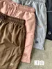 Hoge kwaliteit Kith Mesh herenshorts 1:1 mode dames breechcloth binnen tag label streetwear broek