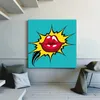 Roy Lichtenstein Pop Abstract Art Canvas målningsaffischer trycker konst för vardagsrum fyrkantiga väggkonst bilder hem dekor cuadros4773882