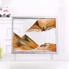 5710inch Moving Sand Art Picture Square Glass 3d Deep Sea Scape in Motion Display Flowing Frame 2203184688488