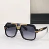 Vintage 664 Sonnenbrille für Männer matte schwarze/graue Gradientenlinsen Sonnies Mode Summer Shades Sonnenbrille UV400 Brillen