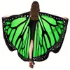 Rainbow Women Girls Butterfly Wings Shawl Fairy Ladies Dans Kostuum Accessoires Adjessories Volwassen Monarch Vlinder Cape Costume Hot Sell