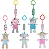 Baby Rattles Mobiles Toddler Toys Bed Hanging Toys For born Baby Soft Bed Bell Animal Musical Montessori Mobile Rattles Gift 220531