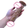 Nxy Dongs Dongs Realistico Ventosa Dildo Simulazione Penile G Spot Stimolazione della prostata Masturbatore femminile Coppie Preliminari Flirt Toy 220426