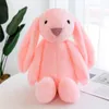 Çocuklar Oyuncak Peluş Oyuncaklar Sevimli Paskalya Legged Bunny Dolması Peluş Hayvanlar Yumuşak Uzun Kulaklar Tavşan Yalan Asil Mizaç Bebek Yastık Hediye Sürpriz Toptan Stokta