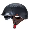 هارلي بريم رجعية خوذة دراجة نارية نصف الوجه حطم دراجة نارية Moto Casco