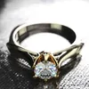 18K Multi -Gold -Ring für Frauen Natural mit Diamond Jewelry de Bizuteria Anillos Mujer Gemstone Rings Box72087818432787