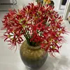 Elegant Artificial Equinox Flower Branch Home Living Room Decor Flores For Wedding Valentine's Day Decoration Photography Props 10Pcs