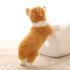 コーギー子犬シミュレーション動物犬ぬいぐるみおもちゃかわいい人形男の子と女の子の誕生日プレゼントの手作り45x17x22cm