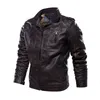 2022 neue Luxus Echtes Leder Jacke Dermis Mantel 4xl Blau Biker Jacken Herren Motorrad Stand Zipper Leder Jacke Mäntel Plu l220801