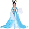 30 cm 1/6 bjd docka kinesisk gammal kostym klänning klänning tjej diy smink leksak med tillbehör för flickor gåva 220505