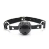 PU Leather Couple Gag Ball BDSM Bondage Restraints Open Mouth Breathable sexy Harness Strap Toy for Women Cosplay 18