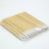 Disposable Cotton Swab Lint Free Micro Brushes Wood Cotton Buds Swabs Ear Clean Stick Eyelash Extension Glue Removing Tool