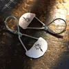 Dangle & Chandelier Vintage Geometric Silver Color Dandelion Earrings Tribal Metal Hollow Triangle Fan Shaped Jewelry