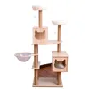 Produttori di gatti all'ingrosso Crampicatura da arrampicata mobili per gatti di lusso Multi-strato gatti in legno