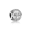 Andy Jewel Libra Segno zodiacale Fascino in argento sterling 925 perline adatto a gioielli stile Pandora europeo Bracciali Collana 791942 I segni dello zodiaco