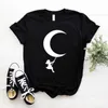 Aydan Sallanan Kız Kadın Tshirt Pamuk Rahat Komik T Gömlek Hediye Lady Yong Üst Tee 6 Renk Bırak Gemi P961 Kadın T-Shirt