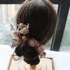 3PCSSET BRIDE MORI HEADDRESSヘッドピースドライレースプリンセスボヘミアンカントリーフラワーヘアピンチセット韓国ブライダルウェディングジュエリーHA5732861