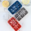 Silikon Ice Cube Maker -brickor med lock mini kuber små fyrkantiga mögel köksverktyg Tillbehör 220509