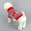 Hundkläder jul husdjur tröjor kläder vinter ren stickkläder kläder för små hundar katter chihuahua teddy jumper jerseydog