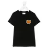 T-shirt in cotone per bambini T-shirt a maniche corte Top Ragazzi Ragazze Bambini Lettera casual stampata con motivo orso T-shirt Pullover taglia 90-130 cm