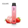 QK 일회용 vape pod 3500 퍼프 650mAh 충전 가능 10ml 사전 채워진 E cigs 휴대용 기화기 장치