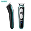 VGR Electric Hair Cutting Machine Rechargeable Hair Clipper Man Trimmer For Men Barber Professional Beard Trimmers