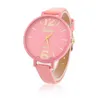 Orologi da polso al quarzo di Ginevra Orologi da donna quadrante grande cinturino fine moda casual ragazze signore abito da polso Reloj Mujerorologi da polso