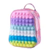 Student Big Pop Its Fidget Schoolbag Push Bubble Toys Adult Stress Relief Child Toy Antistress Kid Gift Anti Stress Box