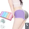 5Pcs/lot Cotton Women Physiological Pants Leakproof Menstrual Period Panties Soft Underwear Health Women's Briefs 220426