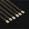 Pendant Necklaces Stainless Steel Necklace For Women 18K Gold Plating Shell Letter White Luxury Trendy Fashion Bohemian Female NecklacePenda