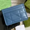 أزياء Marmont Matelasse Case Wallet Chevron Leather Designer Women Men -keykain مع محافظ الخطاف عتيقة حامل بطاقة الأجهزة