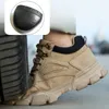 Мужская безопасная обувь для работы кроссовки неразрушимые ботинки зимние мужчины стальные носки спортивные сейфу 220728