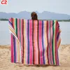 84 X 59 pouces mexicain Serape couverture nappe lit couverture nappe tapisserie couvertures pique-nique tapis pour fête mariage décor