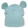 Chapeaux tricotés en coton pour enfants, couleur unie, bonnet pour garder au chaud avec oreilles d'ours, bonnets Super adorables pour bébés, 2022