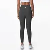 LL1903 Femmes Yoga tenues filles pantalons pantalons longs course Leggings de gymnastique dames décontracté vêtements de sport pour adultes exercice vêtements de Fitness