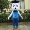 Performance Little White Bear Mascot Costumes Christmas Halloween Fancy Party Dress Cartoon Character Carnival Advertising Birthday Party Costum Outfit