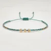 Fili di perline Go2BoHo Gioielli fatti a mano Miyuki Bracciale Rusty Turquoise Seed Single Strand Bracciali per le donne Gioielli di moda Gif Lars22