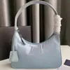 Designer mini sacs à main toile imperméable sous les bras sac diamant mini sacs fourre-tout sacs à bandoulière pour femmes étiquette couleur unie dame sac à main fermeture à glissière sac hobo en nylon