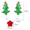 Decoraciones interiores Uds. En 1 juego de Navidad creativo para coche, árbol decorativo y disfraz de estrella, Kit de adornos para ventanas de vehículos, AutoInterior