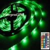 Waterproof IP65 LED Ribbon 5m SMD 2835 RGB Strip Light 12V 300LEDS Tapes Ruban 24W with 24 Keys Remote Controller 2A Power Supply 9602145