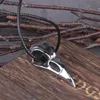 Pendant Necklaces Mini Raven Skull Necklace Stainless Steel Magpie Crow Poe Steampunk Gift Idea Zombie GiftPendant PendantPendant