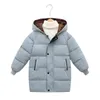 Lzh Down Jacket Female 2021 Autumn Winter Clothes For Boys Jackets 3-10 Year Baby Girls Down Jackets Hooded Children Jackets For Girls J220718