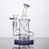 Heady Cam Torus Harnak Harnaklar Duş Başlığı PERC Cam Bongs Recycler Klein Su Boruları 14mm Dişi Eklem ile Kase Yağı Dab Teçhizatları