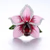 Pierścionki ślubne francuski urok i niezwykłe kwiaty ręcznie robione sześcienne pierścień cyrkonu akcesoria dla kobiet prezenty Wynn22