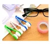 New Household Cleaning Tools Multiful Colors Mini Two-side Glasses Brush Microfiber Cleaner Eyeglass Screen Rub Spectacles Clean Wipe Sunglasses Tool