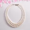 Ketten Design Multi-schicht Simulierte Perle Halskette frauen Hochzeit Geburtstag Party JewelryChains Godl22