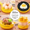 Electric Egg Omelette Cooker Eggs Boiler Food Steamer Multifunction Pancake Fried Steak Non stick Frying Pan Breakfast Machine 220721